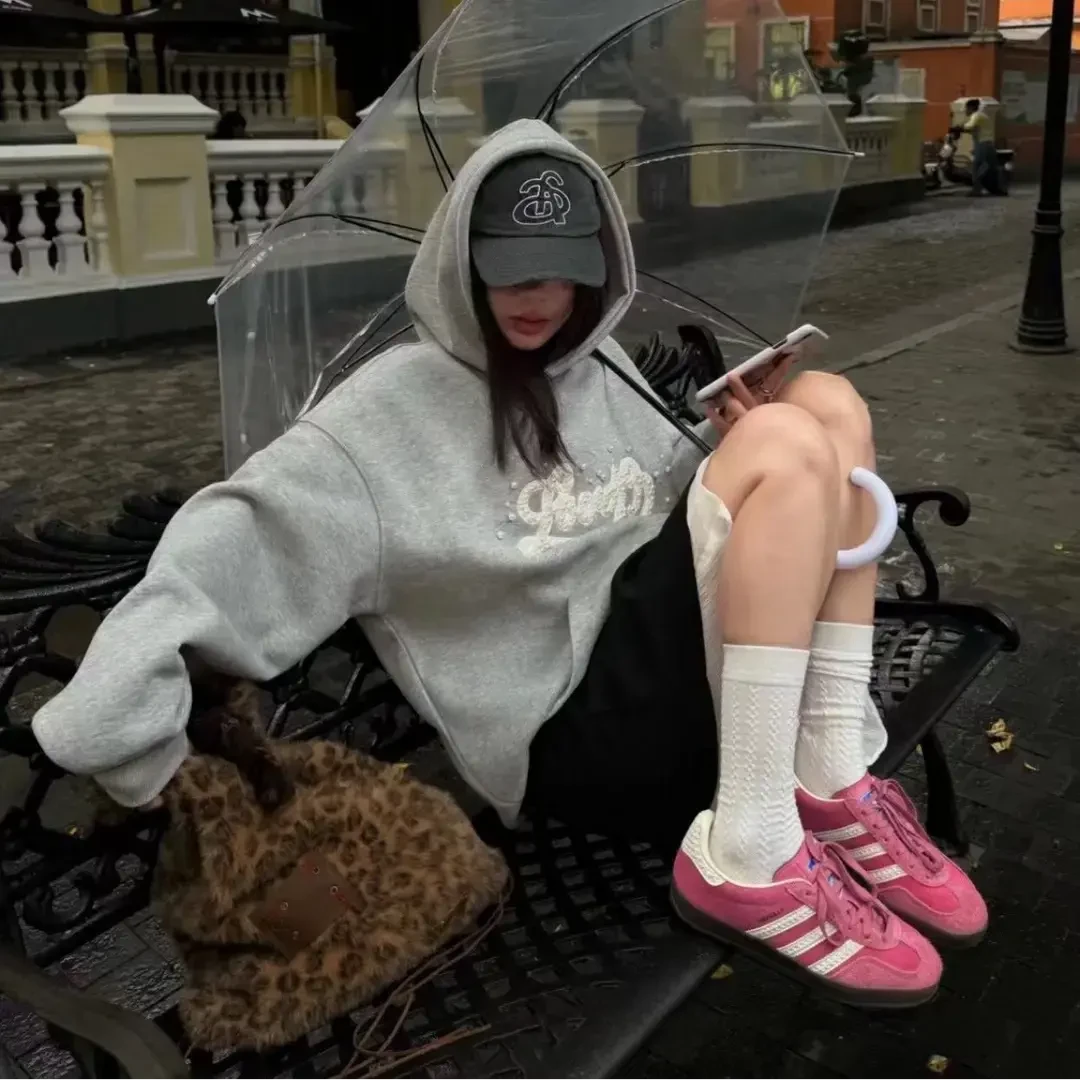 新款德训鞋运动时尚百搭透气休闲鞋情侣ins韩版潮流跑步潮鞋