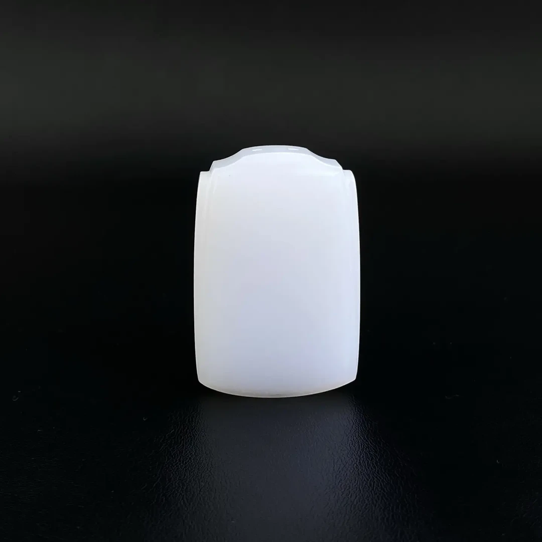 和田玉平安牌挂件50*34（90）