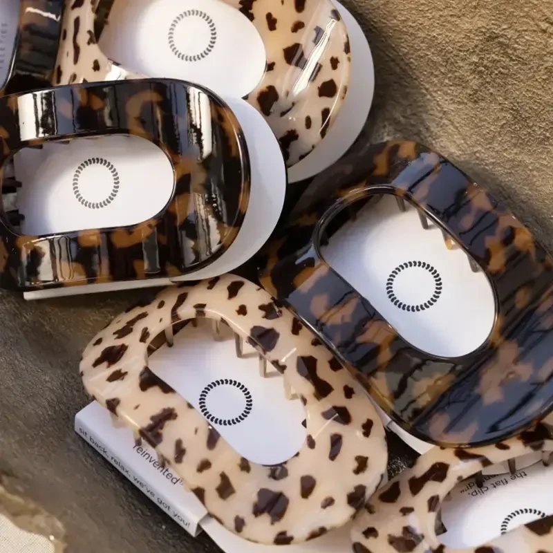 贝壳夹扁平圆形发夹高弹网红魔力发抓时尚百搭气质女头饰鲍鱼抓夹