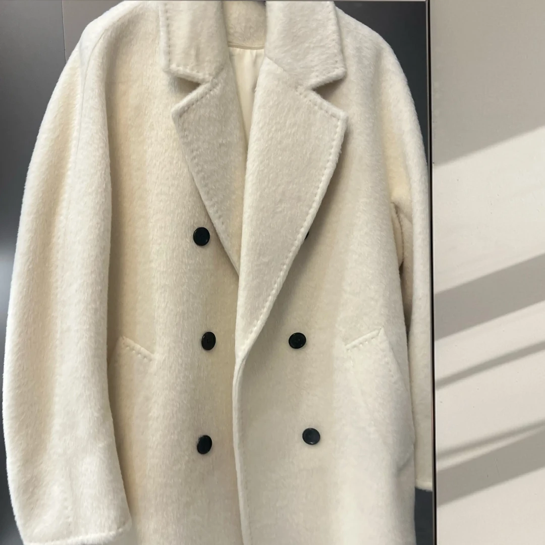 “苏力羊驼轻奢风澳毛”长款大衣