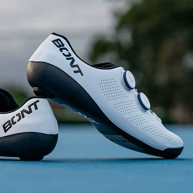 优品BONT公路骑行锁鞋碳纤维底高脚背BOA旋钮宽版Riot+24