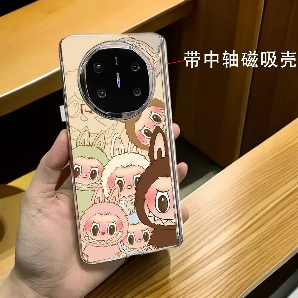 满屏拉布布适用华为mate x6手机壳MateX5/X3典藏版带中轴磁吸