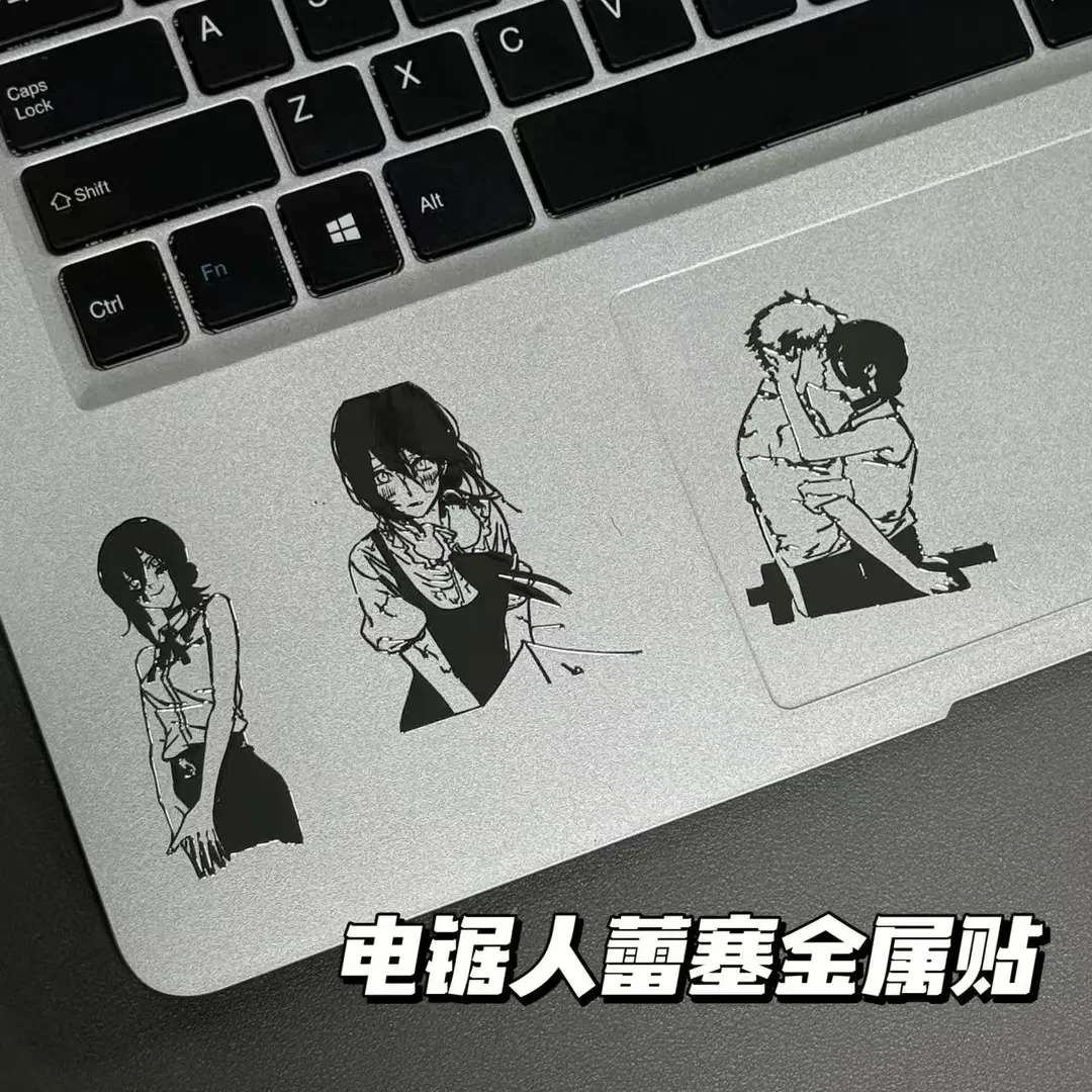 电锯人蕾塞卡通防水立体金属贴手机平板笔记本耳机水杯装饰贴贴纸