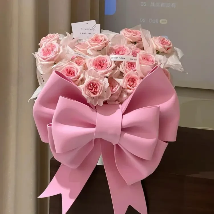 【全国同城配送】鲜花花束蝴蝶结玫瑰送女友送闺蜜创意生日花