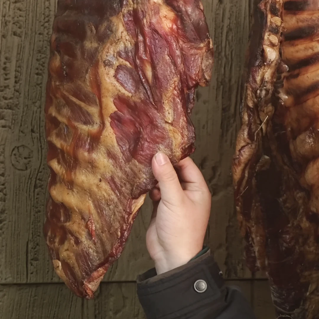 【新粉福利买一送一】到手二斤川渝特色烟熏腊排骨咸香可口农家特产