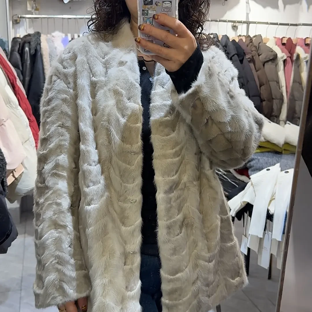 水貂加厚款保暖效果超级赞