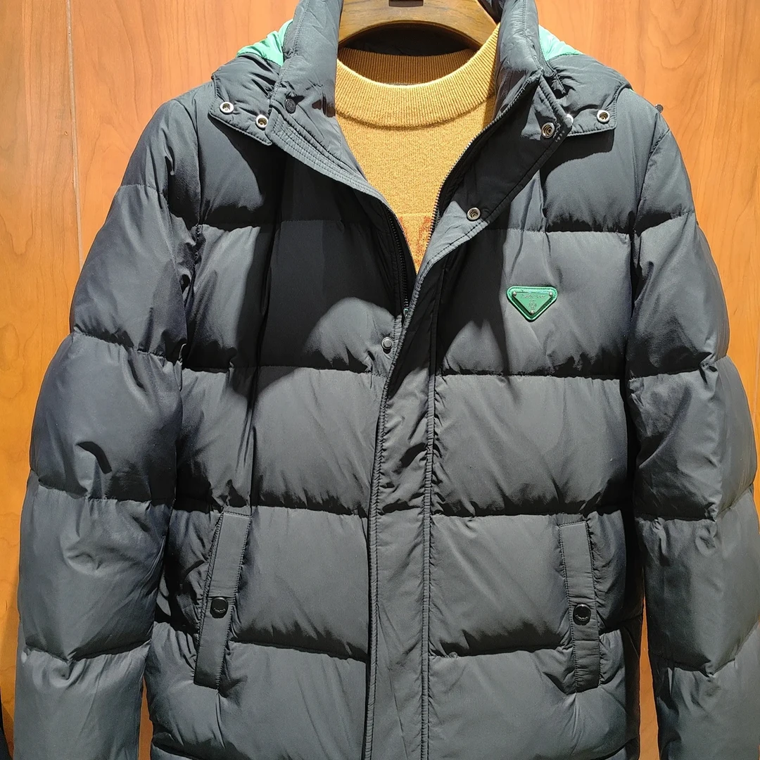 Raidy Boer/男士冬季轻奢连帽加厚保暖羽绒服