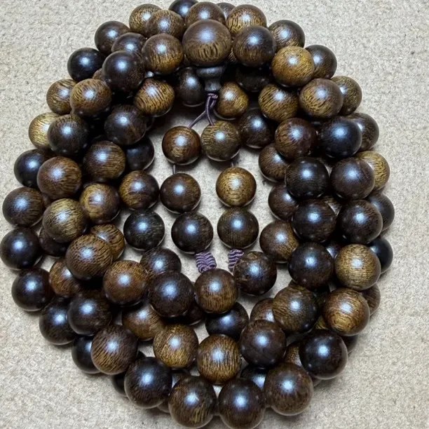 天然芽庄1.2*108颗佛珠念珠男女挂链