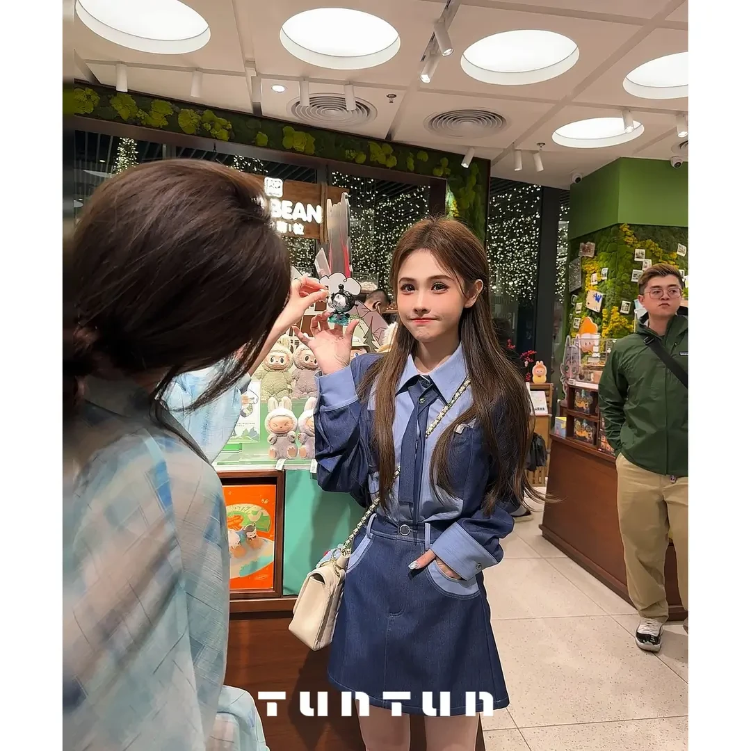 【晴天与你】春夏长袖小众韩版设计感简约衬衫