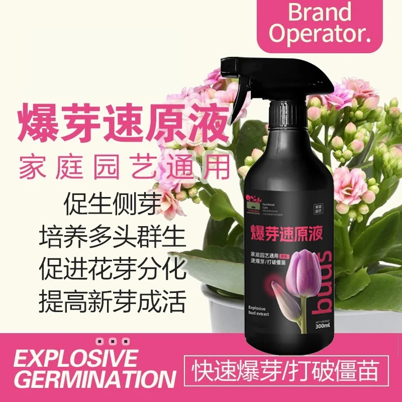 爆芽速原液植物多芽促芽催芽分化叶插花植物多肉绿植通用型液体肥
