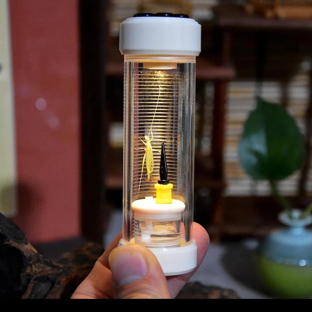 爆款!多功能带倒叫灯加湿器竹蛉筒尺寸3*10.7竹蛉黄蛉仙子蓝精灵