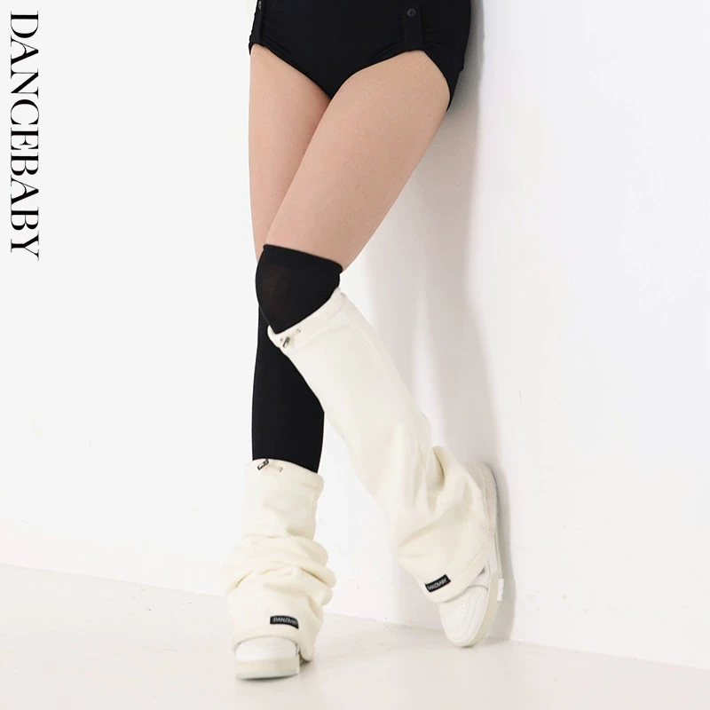 DANCEBABY拉丁舞袜套舞鞋专用袜套配饰女士抽绳保暖堆堆袜套B281