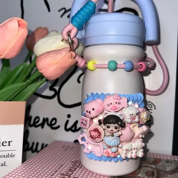 《直播间选款》DIY奶油胶保温杯