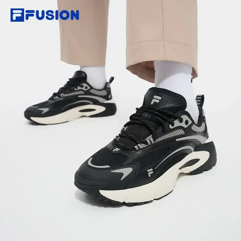 FILA FUSION斐乐【年轮鞋】情侣款运动时尚休闲老爹鞋T12W511105F