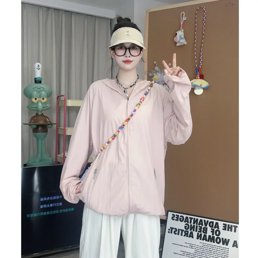 【薄如禅翼】户外夏季防晒衣防紫外线男女同款连帽情侣防晒衣透气