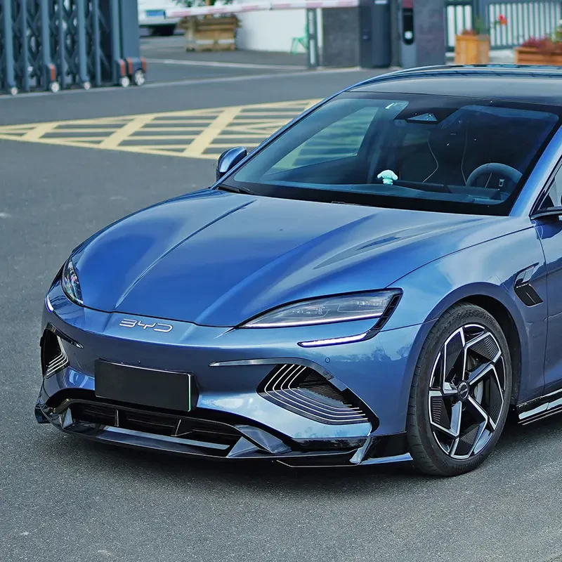 适用22-25款比亚迪海豹EV前铲改装包围尾翼扰流板前后刀锋装饰条