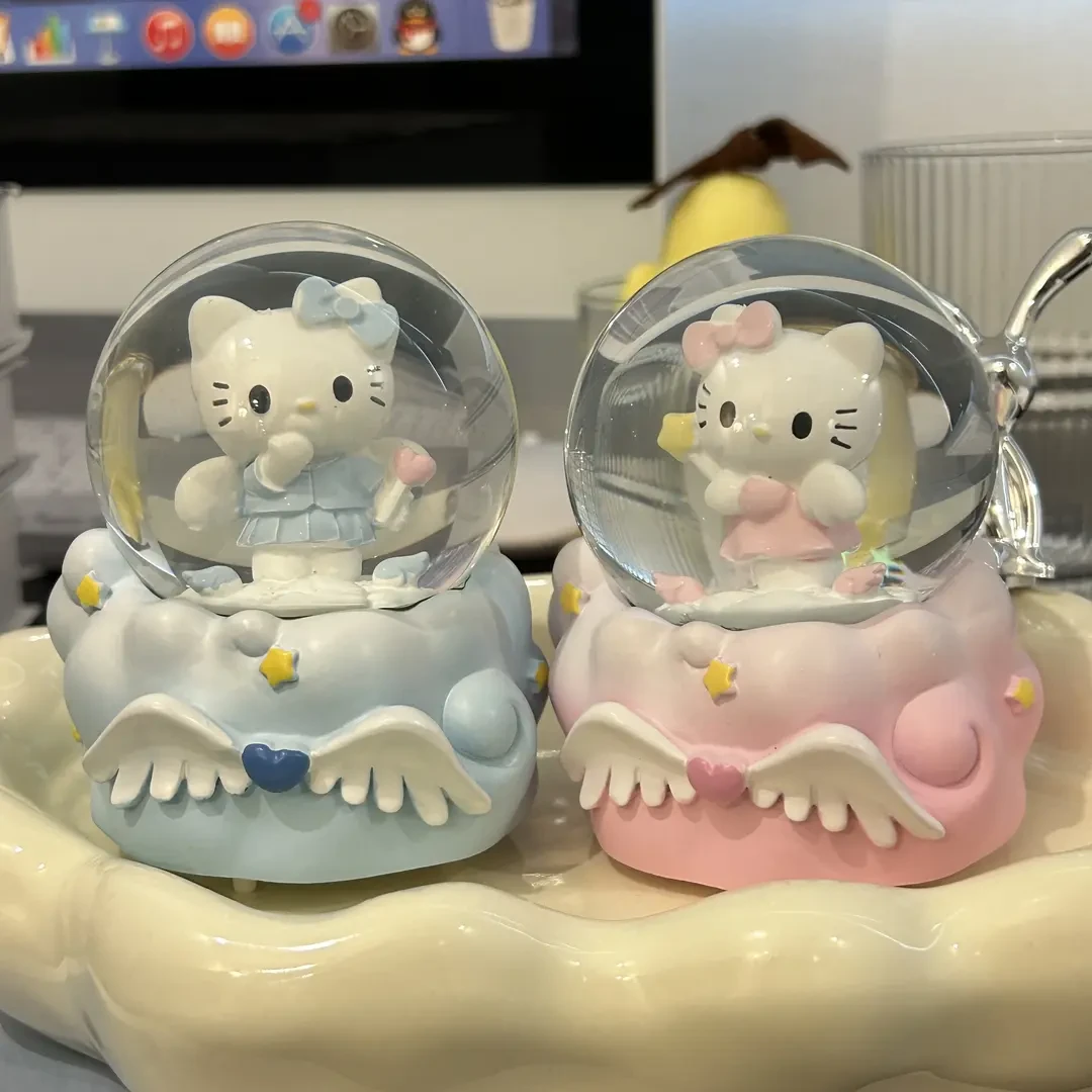 【爱宝】kt猫发光水晶球七夕520情人节送女朋友礼品礼物摆件