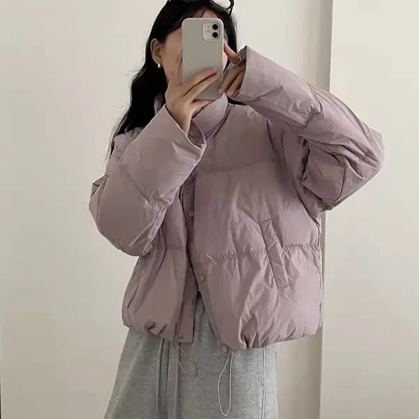 立领长袖时尚显瘦大衣