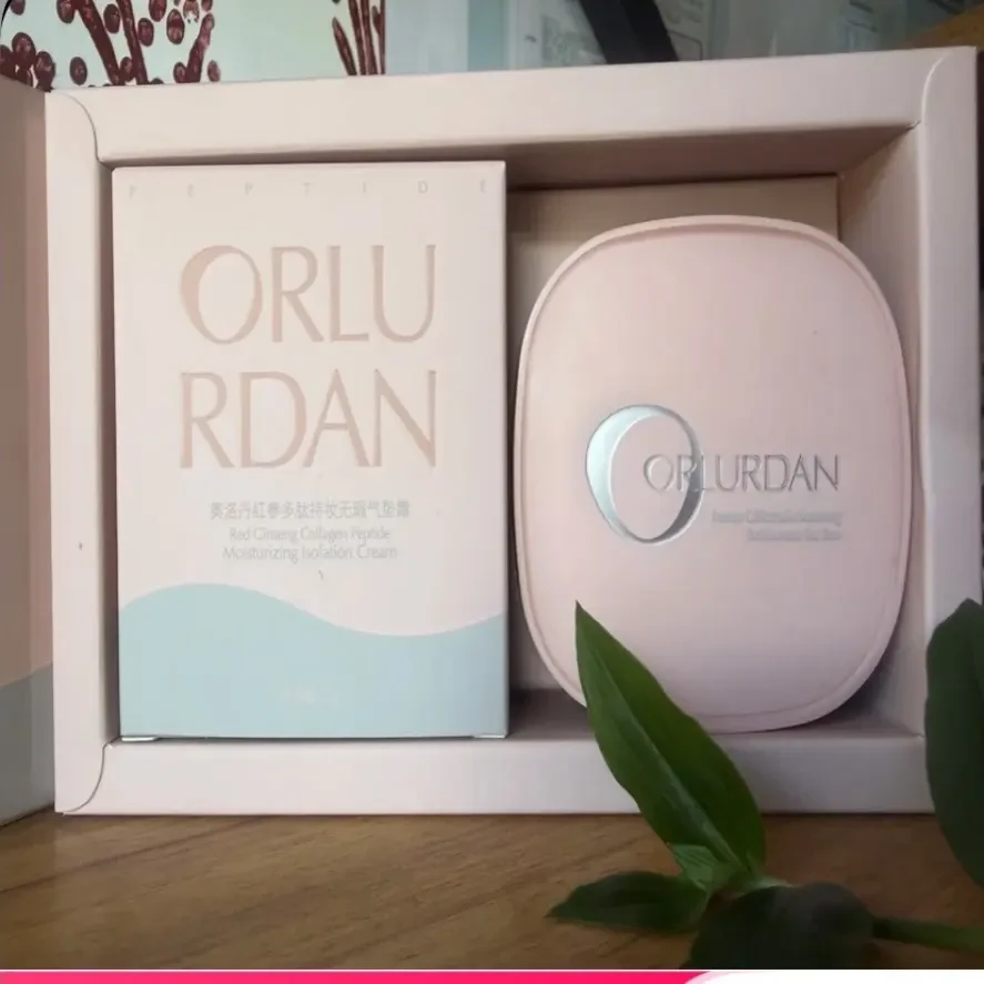 红参多肽持妆无暇气垫霜养肤遮瑕持久不脱妆裸感定妆柔光细腻粉底