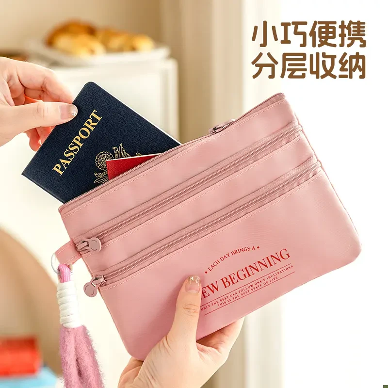 证件收纳包旅行护照机票出国日常外出身份证卡包随身便携护照夹包