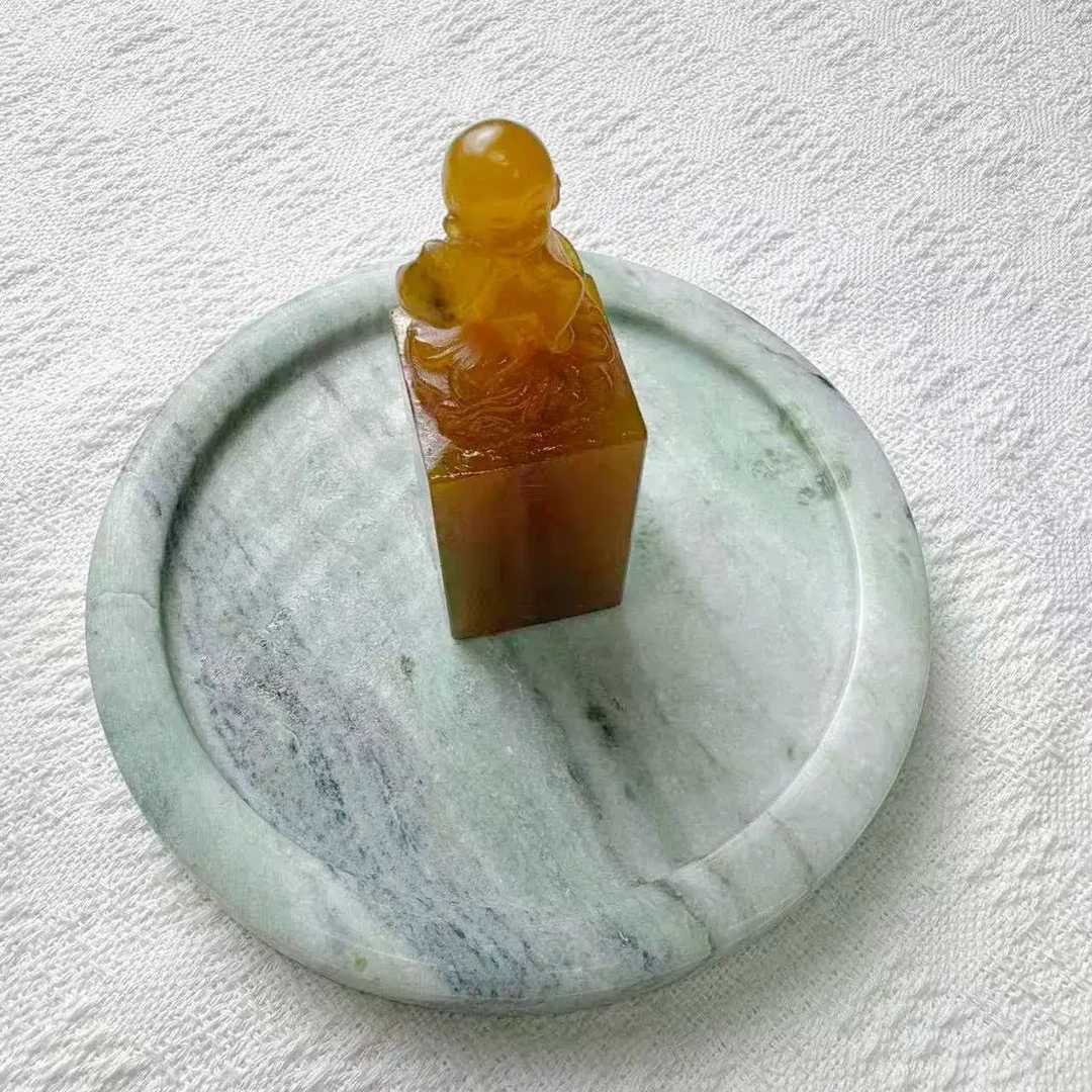 手工艺品 书法篆刻寿山石私章中国风 礼品印章老挝田印象手工制作