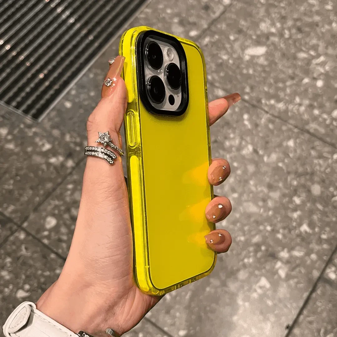 简约透明适用iPhone15promax苹果14/13手机壳软防摔全包个性创意