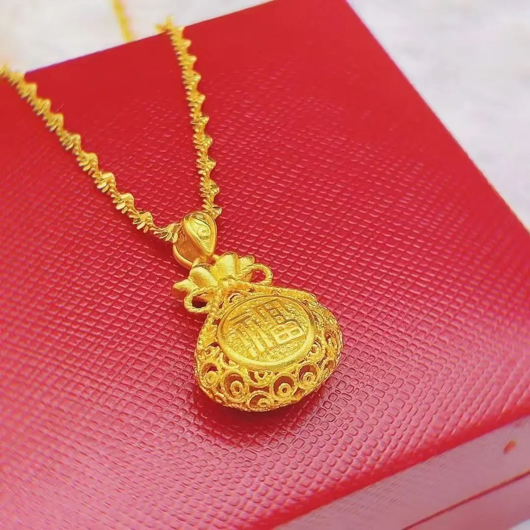 【孟加拉赤金】【福袋项链】时尚女士精美女款坠链 百搭精致精美潮流