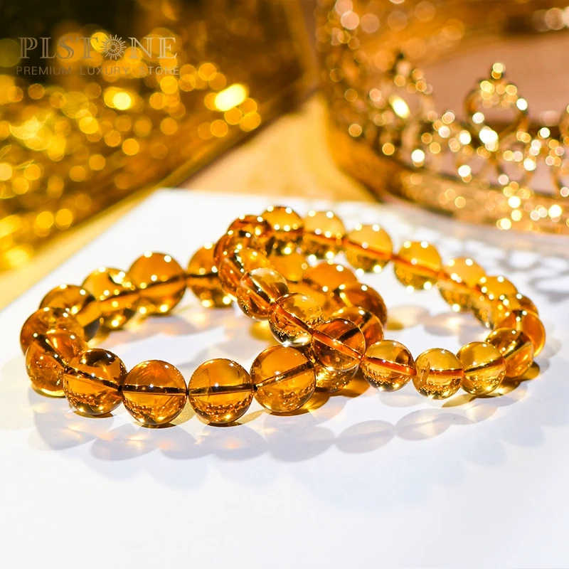 黄水手串14mm双A净体经典款