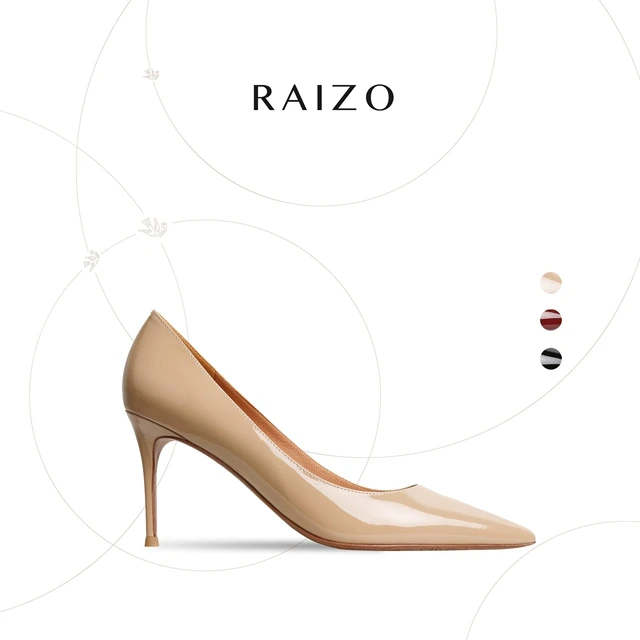 RAIZO为爱者 2025经典款手工高跟鞋尖头舒适真皮底不累脚女秋通勤