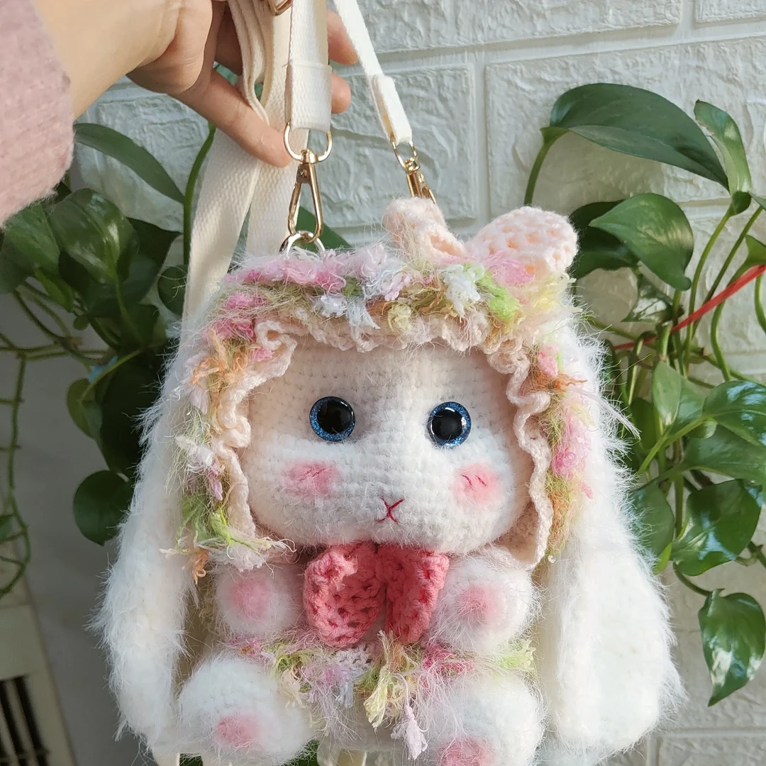 洛丽塔风格兔子包包单肩双肩两用可送朋友宝宝