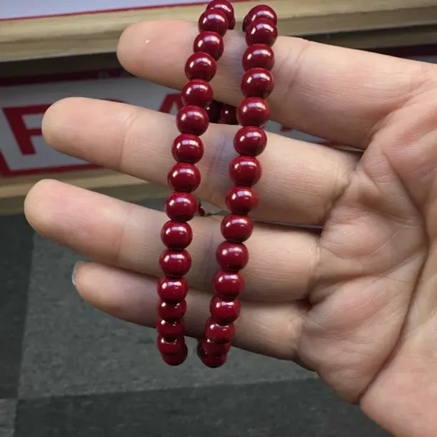 含辰砂工艺品A860精品朱砂手串（无礼盒）