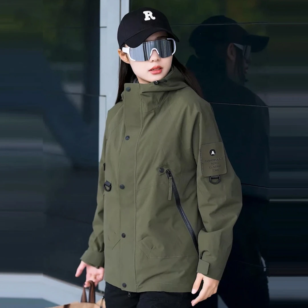 男女同款冬季保暖新款羽绒内胆奥利绒内胆三合一冲锋衣可拆卸5990