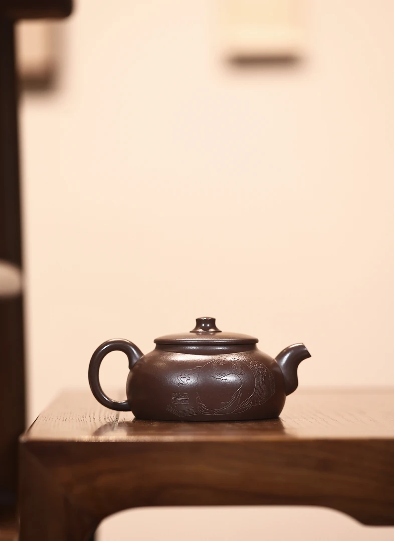 福缘壶四号井深井老紫泥