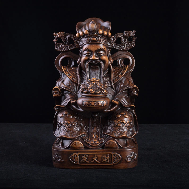 仿古苏工工艺财神佛像