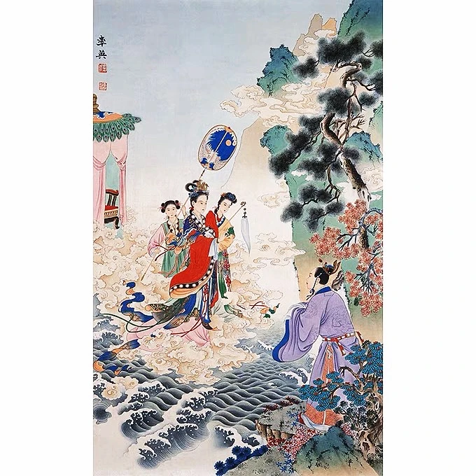 法国DMC十字绣-洛神赋图订制慎拍