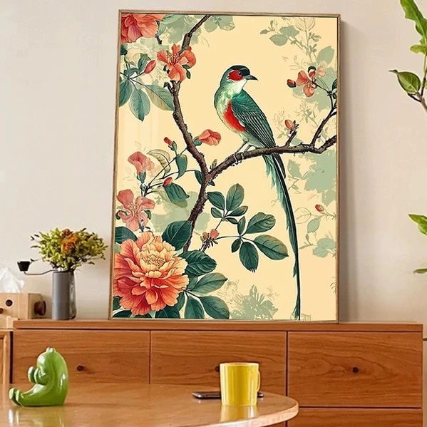 法国DMC十字绣-复古喜鹃