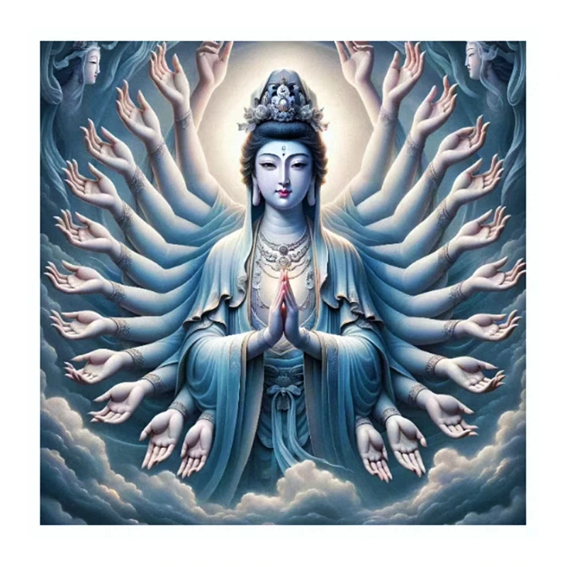 法国DMC十字绣-观世音菩萨　千手观音2025爆款十字绣