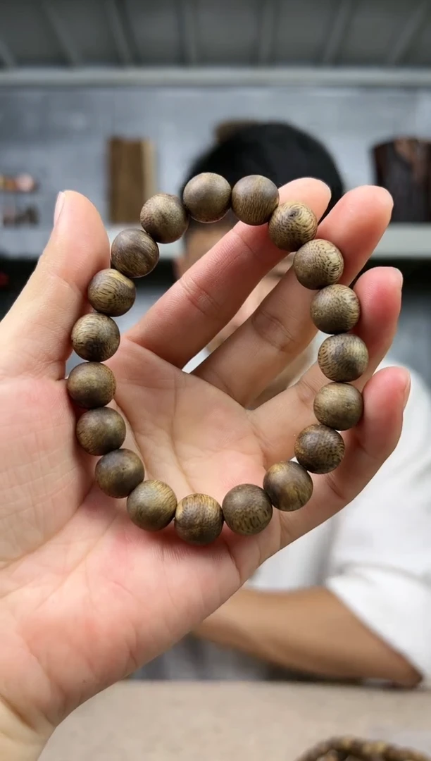 【闪购商品】沉香手串奇楠1.1圆珠单圈 多样性发一