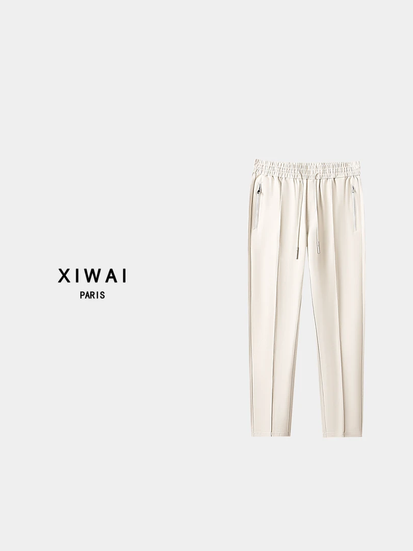 高级男装 秋冬新品24男士夏款直筒裤子男士简约宽松舒适长裤 A715