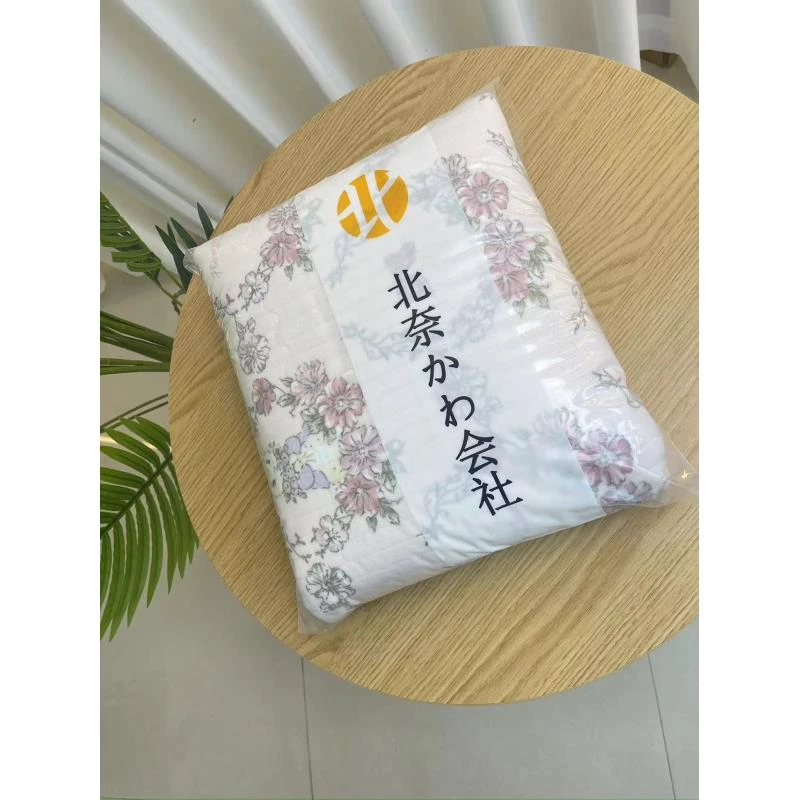 【北奈かわ会社】婴儿绒水洗棉透气可机洗 加厚床盖200*230 繁花小兔