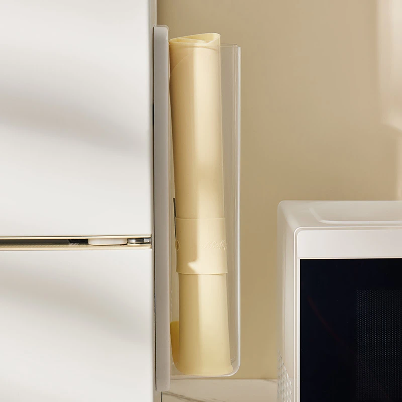 厨房擀面垫专用收纳盒磁吸式冰箱贴侧置物架多功能擀面杖收纳工具