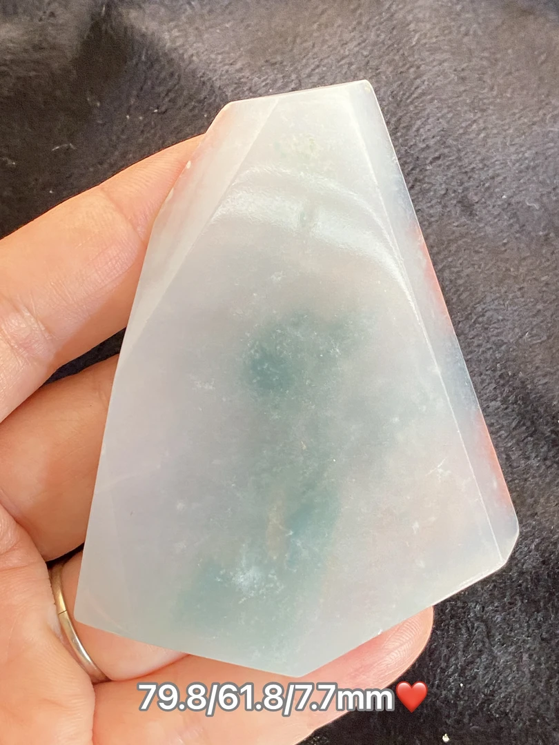 缅甸翡翠A货飘花牌子料糯冰种水大牌山水人物料龙牌料天然玉石