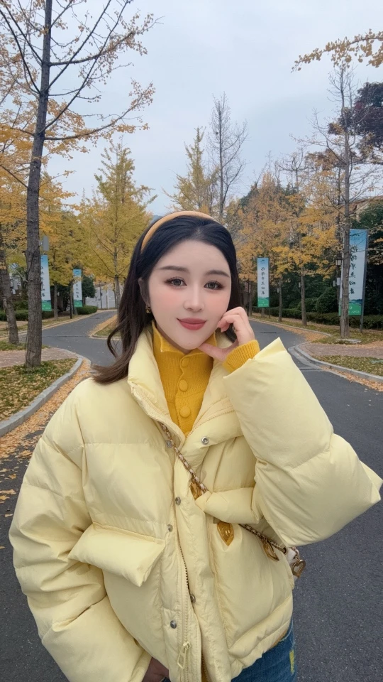 韩版糖果色立领羽绒服小个子短款冬季宽松潮流外套