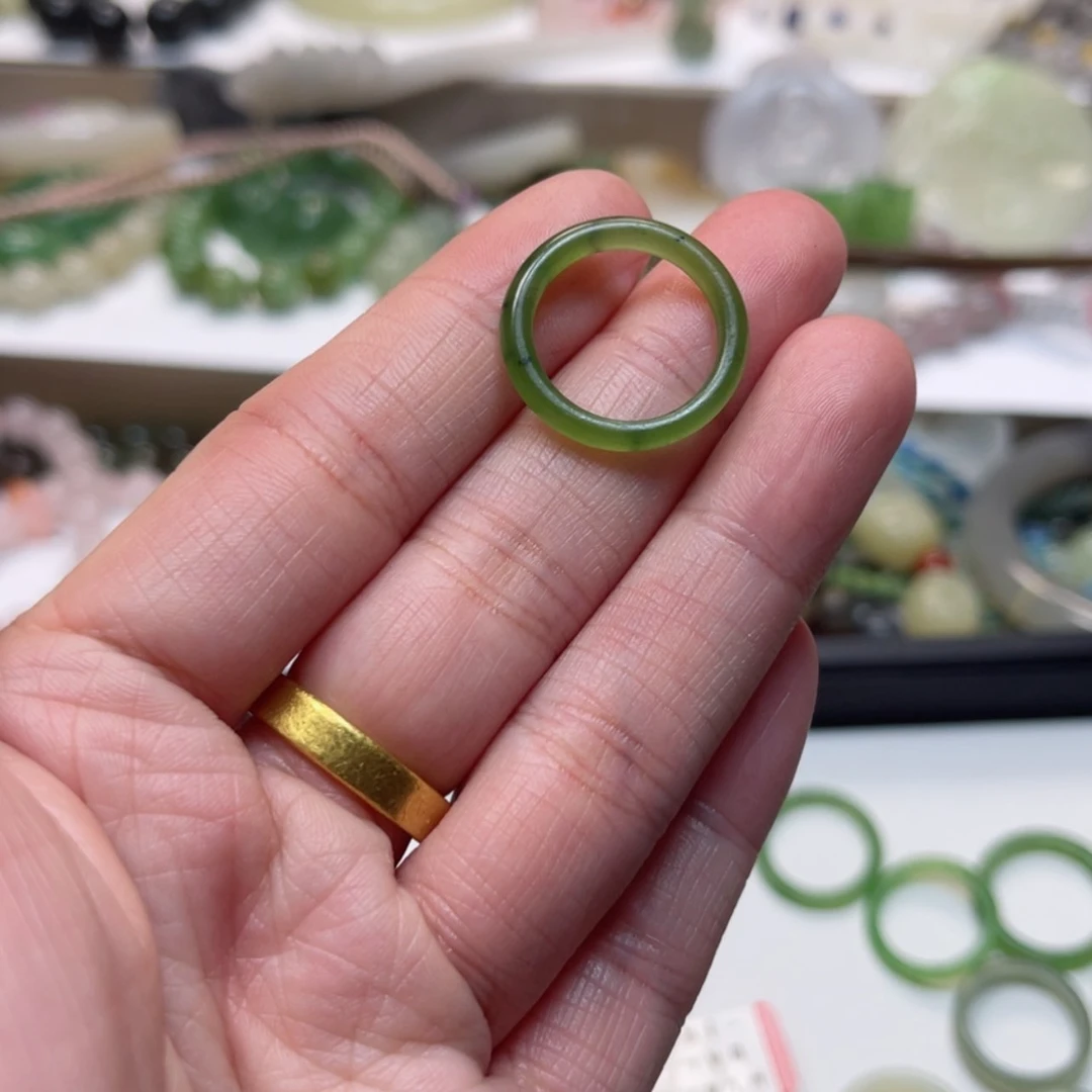 【闪购商品】和田玉(碧玉)手链未镶嵌退****手