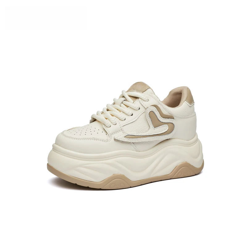 增高9CM2024年春秋小白鞋休闲鞋厚底百搭内增高小个子女鞋2662