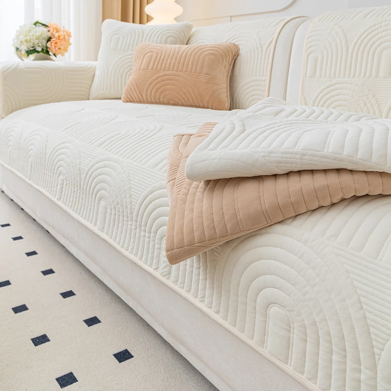 小清新沙发垫四季通用简约现代ins轻奢防滑木沙发套罩盖布扶手巾