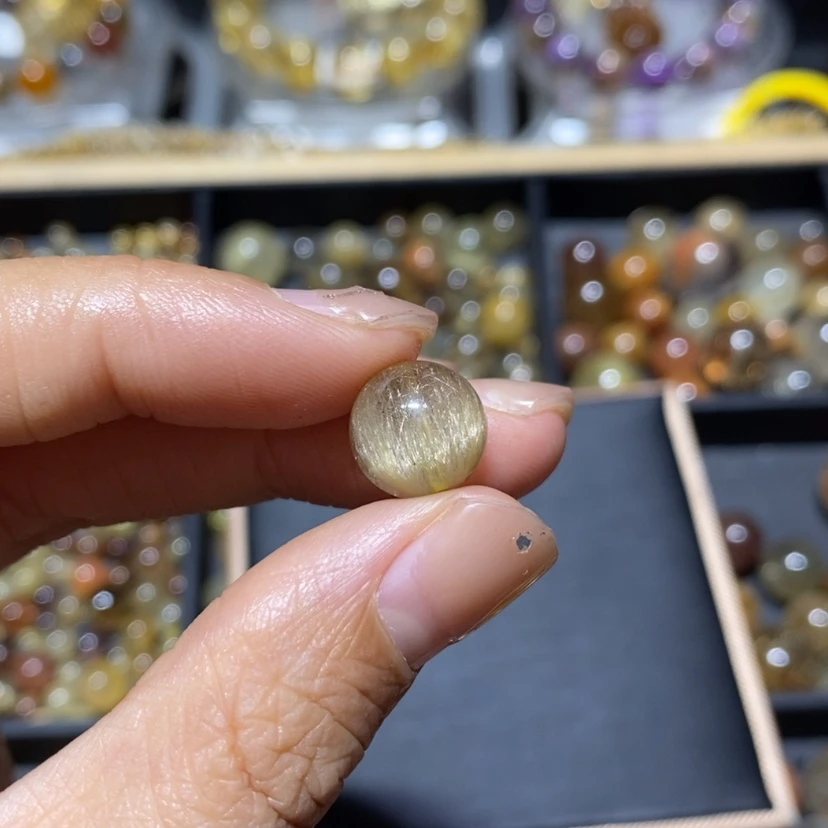 【闪购商品】发晶珠宝半成品未镶嵌