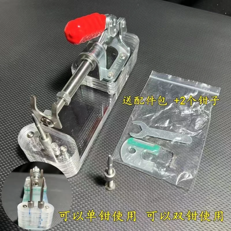 新款亚克力皮筋助手绑皮筋助手绑皮兜神器工具弹弓配件八字套
