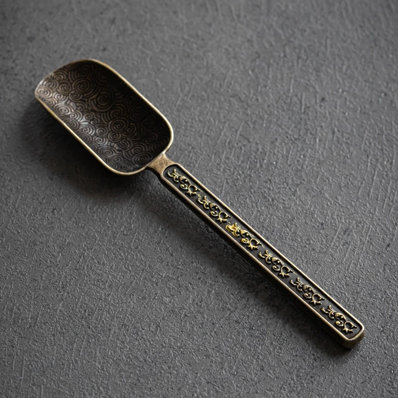 祥云茶勺茶匙精品茶道配件A2724  0532