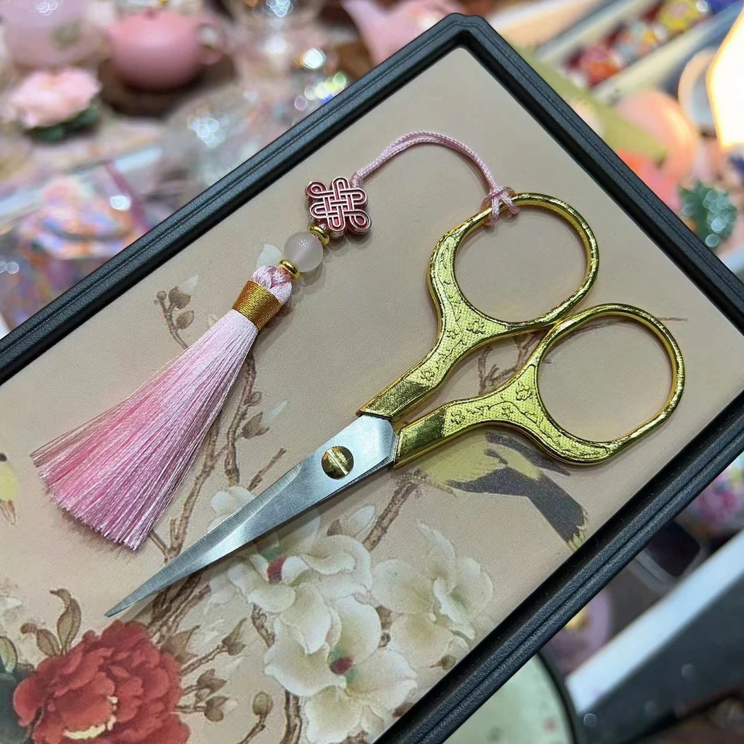 于舒梅花茶剪中式茶道配件YJSY1801